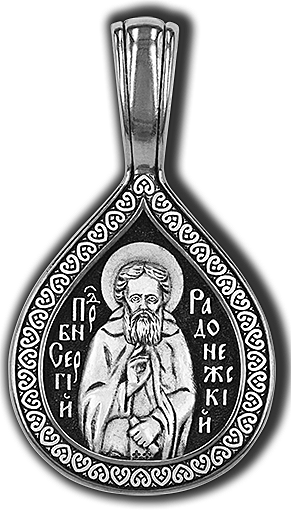 Образок преподобный Сергий Радонежский